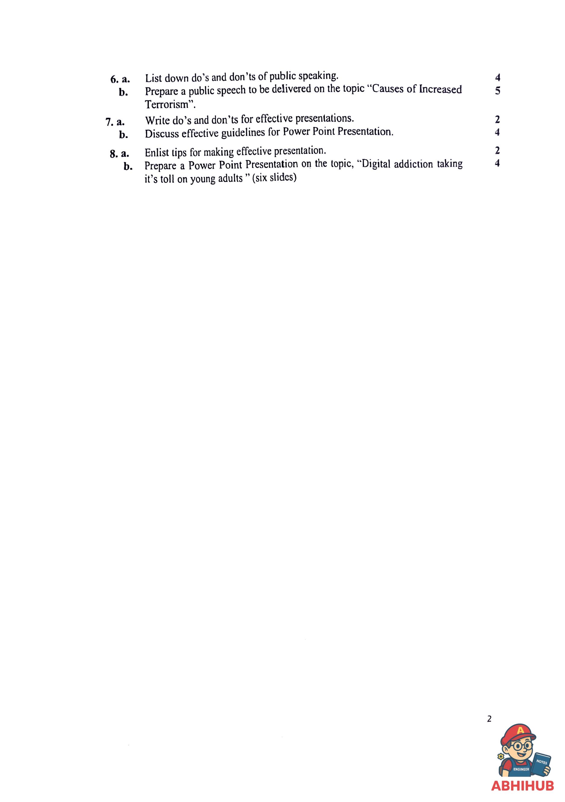 ESE Submission - Communication Skills PYQ