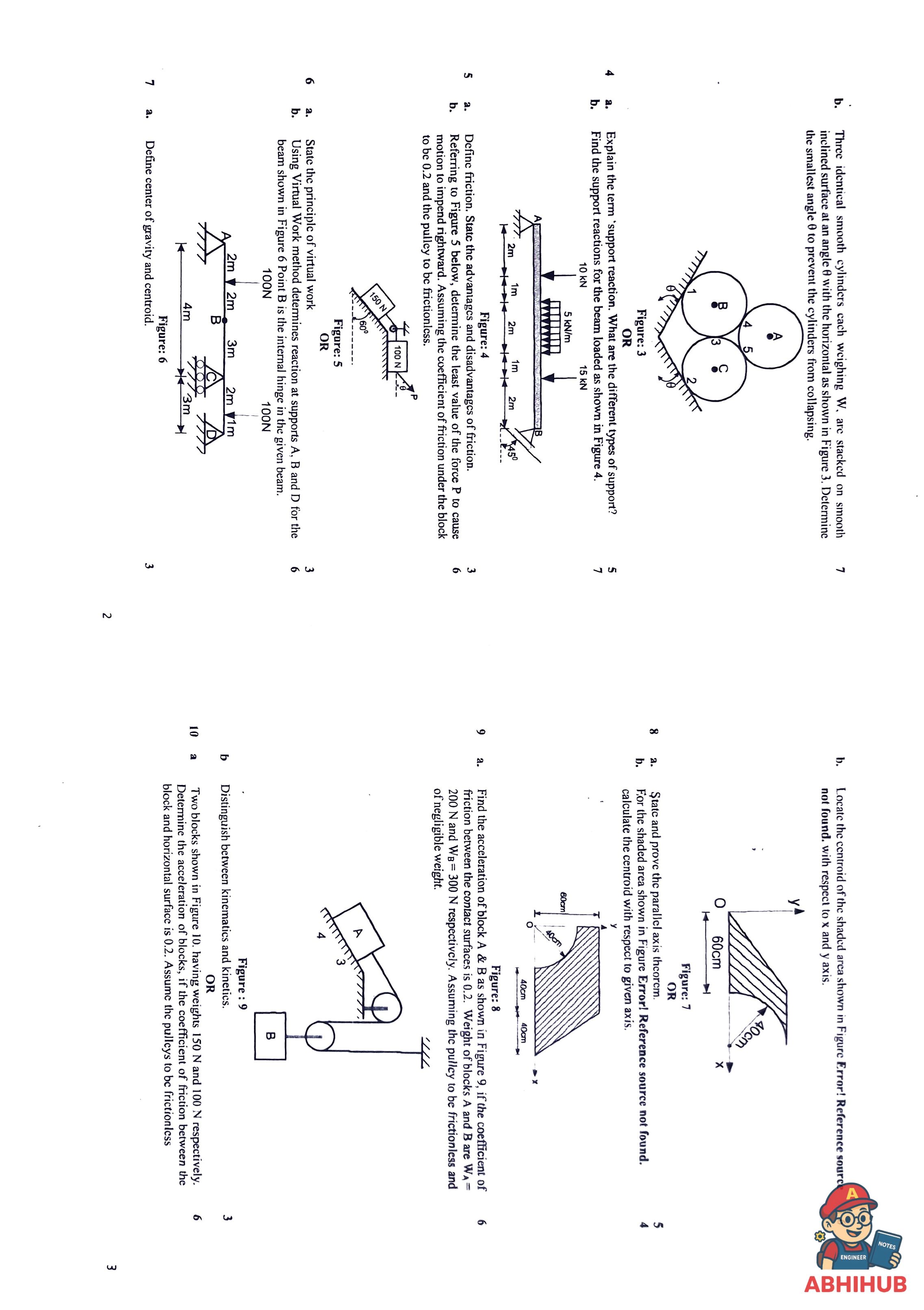 CAE1 Submission - Engineering Mechanics PYQ