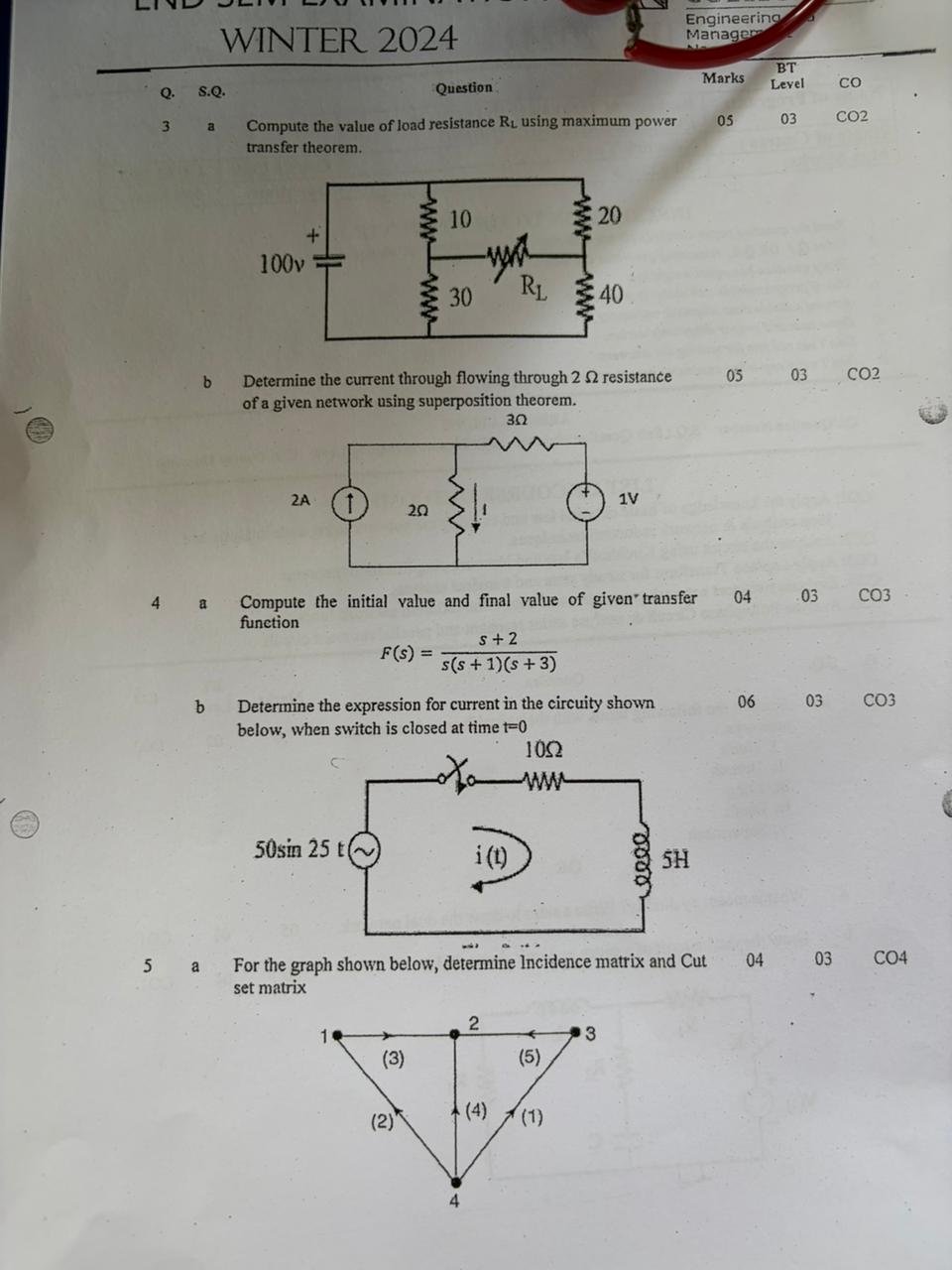 Network theory-ESE - Network Security PYQ