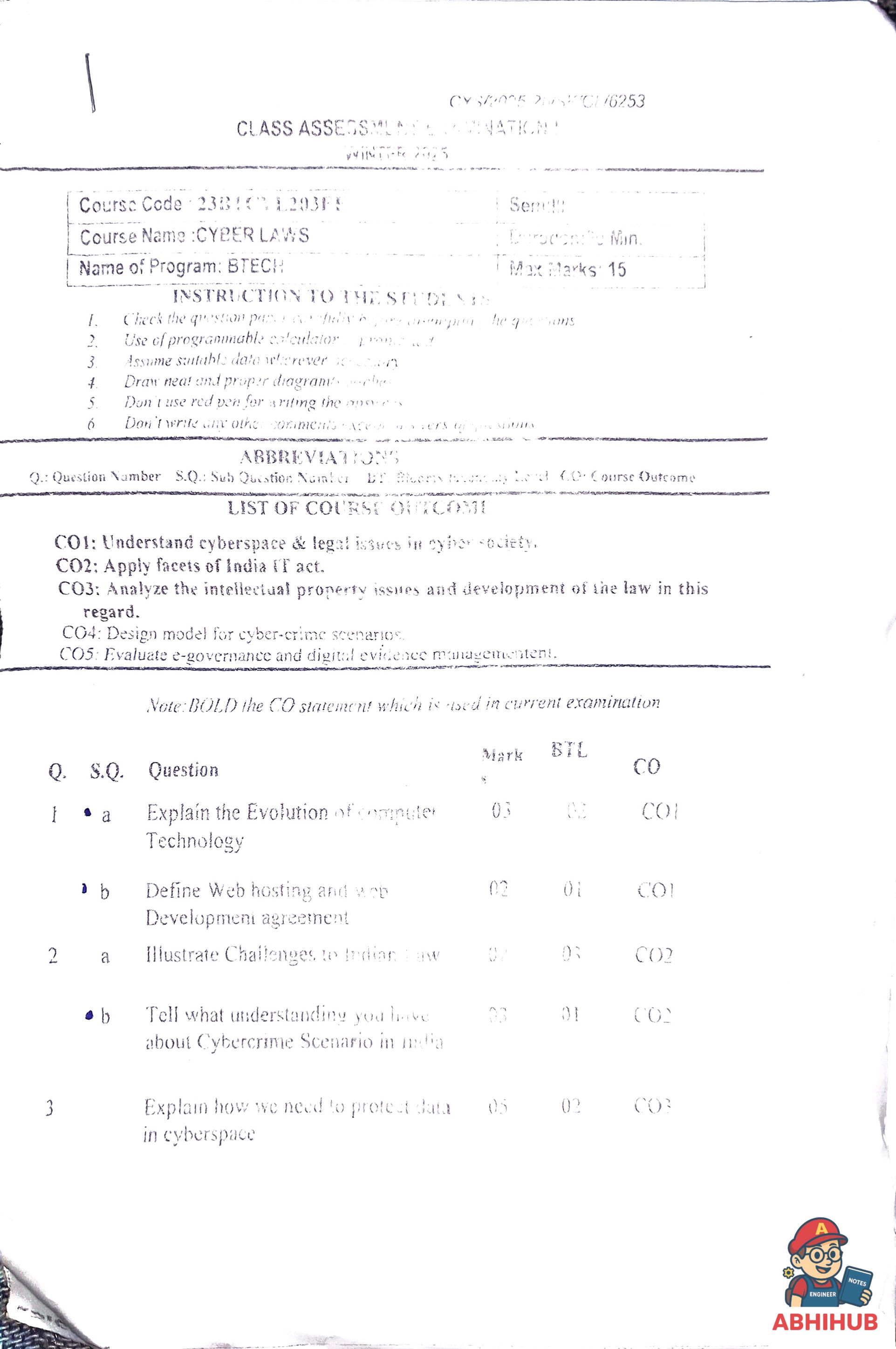 CL_CAE1 - Uncategorized PYQ